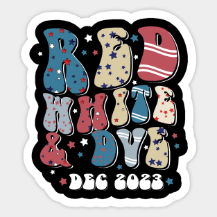 4th of July Pregnant mom Sticker